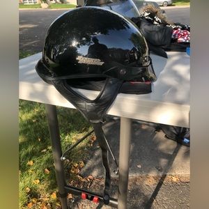 Harley Davidson hybrid 1/2 helmet-Large
